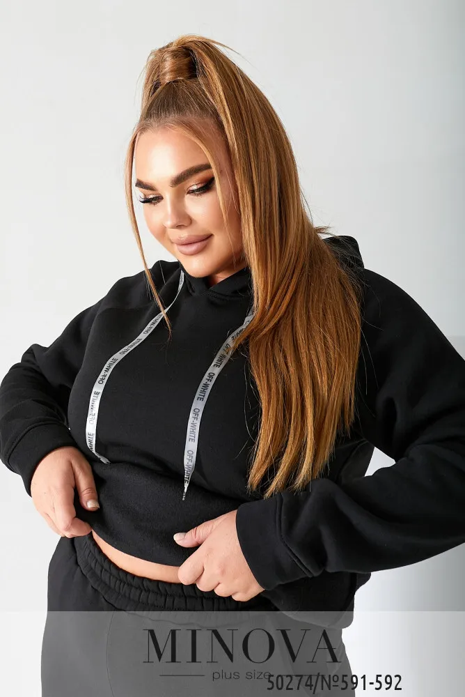 Костюм 591-592-черный Minova
