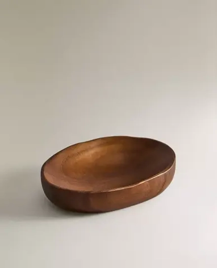 ZARA HOME МЫЛЬНИЦА ИЗ ДРЕВЕСИНЫ ТИКА, СВЕТЛО-БЕЖЕВЫЙ