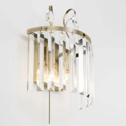 Citilux Инга CL335323 Бра хрустальное с выключателем Бронза