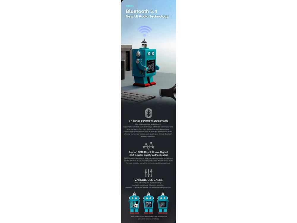 Усилитель для наушников XDUOO DM01 Blue