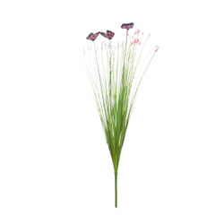 Стебли травы с бабочками искусственные 70см Garda Decor 8J-15AB0002
