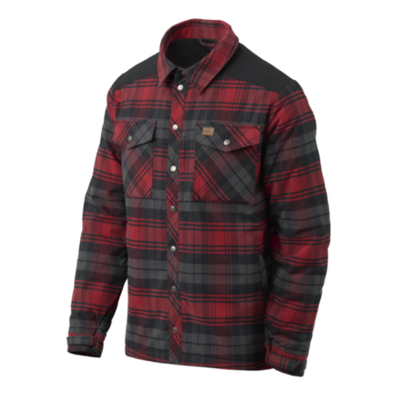Helikon-Tex Winter Warden Shirt - Slate Crimson Plaid
