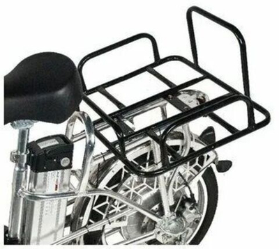 Багажник на электровелосипед курьерский