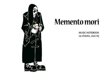 MUSIC NOTEBOOK Нотная тетрадь Ozzy "Memento mori" формат А5,...