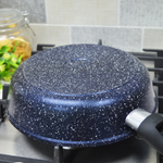 Сковорода 24см Сияние Blue с несъемной ручкой, с2451Bl