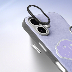 Чехол фиолетового цвета (Shell Edition) для iPhone 17, серия Luvy Series Case (со съемным ремешком) от Dux Ducis