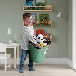 IKEA KRAMIG  (ИКЕА КРАМИГ)  -  Плюш, белый/черный