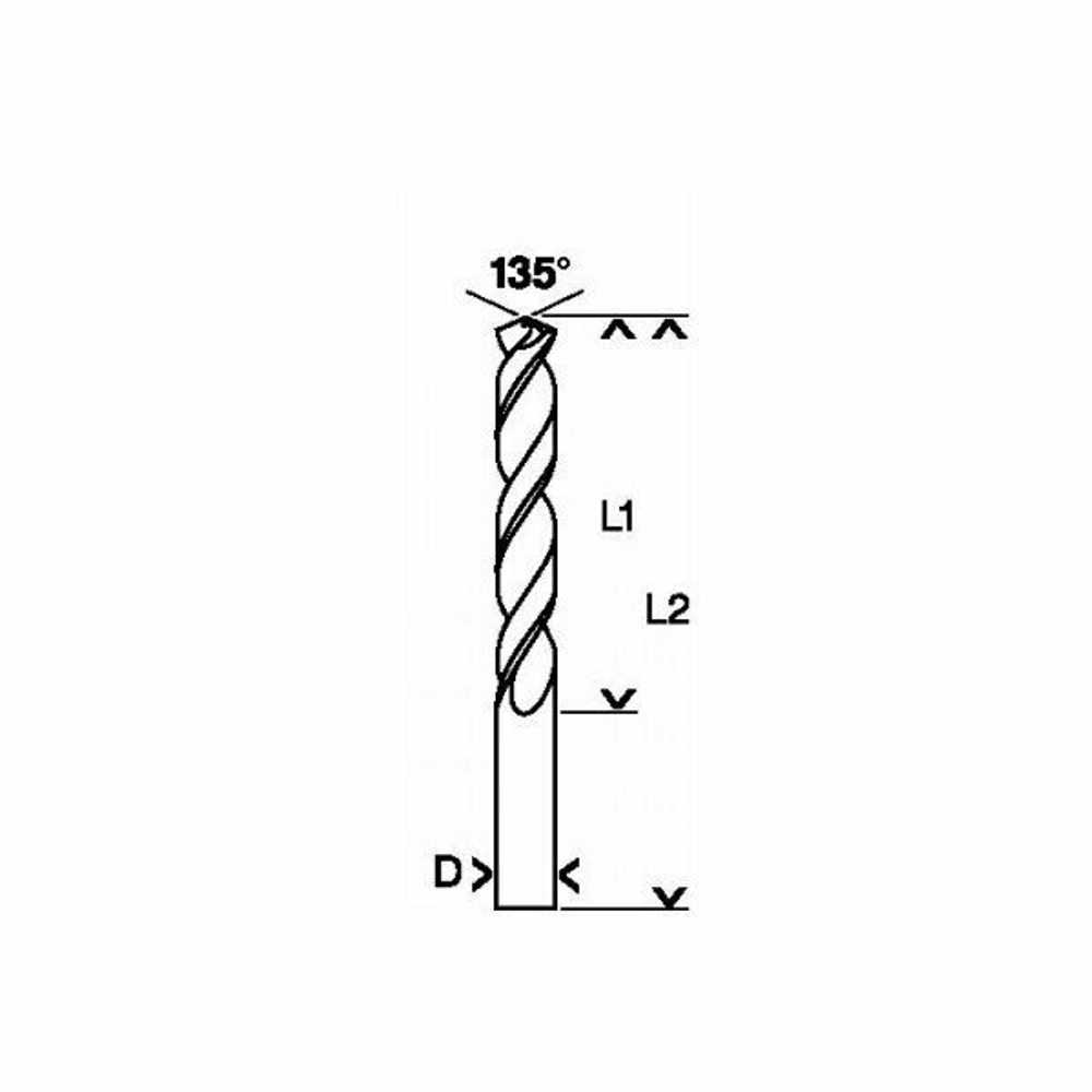 Сверло HSS-G STANDARD 4,2х75 мм; 10 шт по металлу Bosch