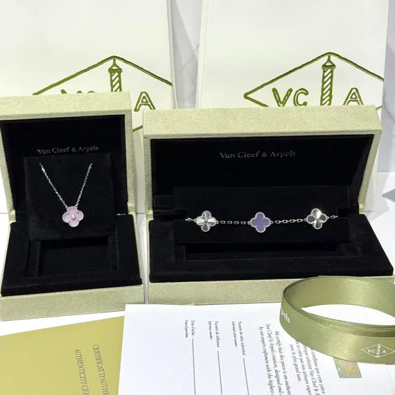 Винтажный браслет Van Cleef & Arpels Alhambra, 5 мотивов