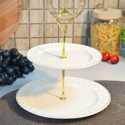 Фруктовница 2-х ярусная, 802-0323