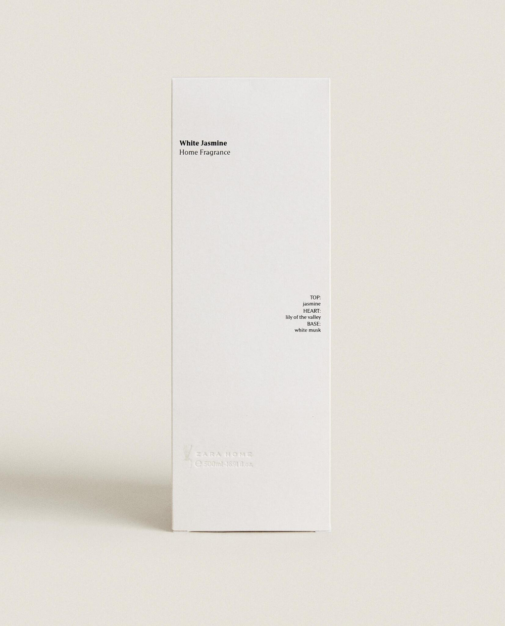 Zara Home WHITE JASMINE REED DIFFUSERS — ароматический диффузор с тростниковыми палочками, Белый Жасмин, 500 мл