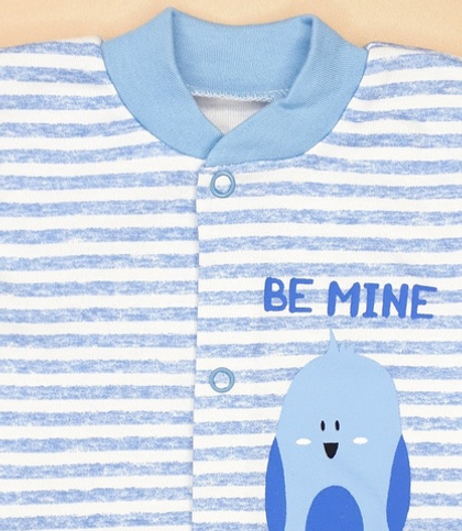 Боди Птичка (голубой)