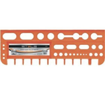 ПОЛКА STELS Д/ИНСТРУМЕНТА 47,5СМ ОРАНЖЕВАЯ 90718