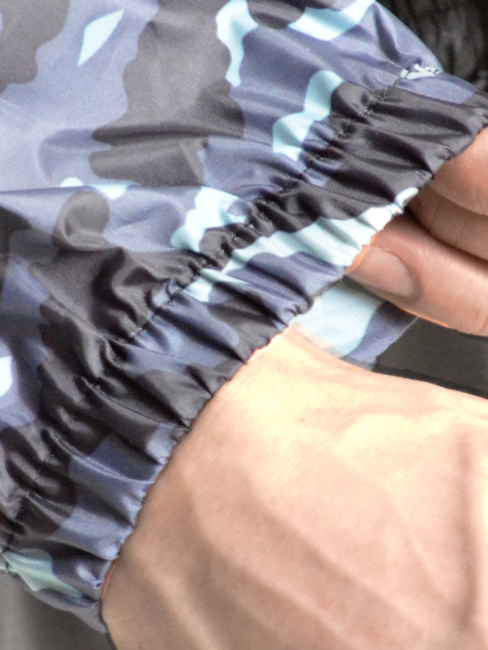 Спортивный костюм Prival Ветровлагозащитный, мужской, чёрный+кмф Город