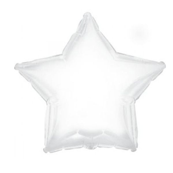 Звезда из фольги белая, Пастель (46 см)