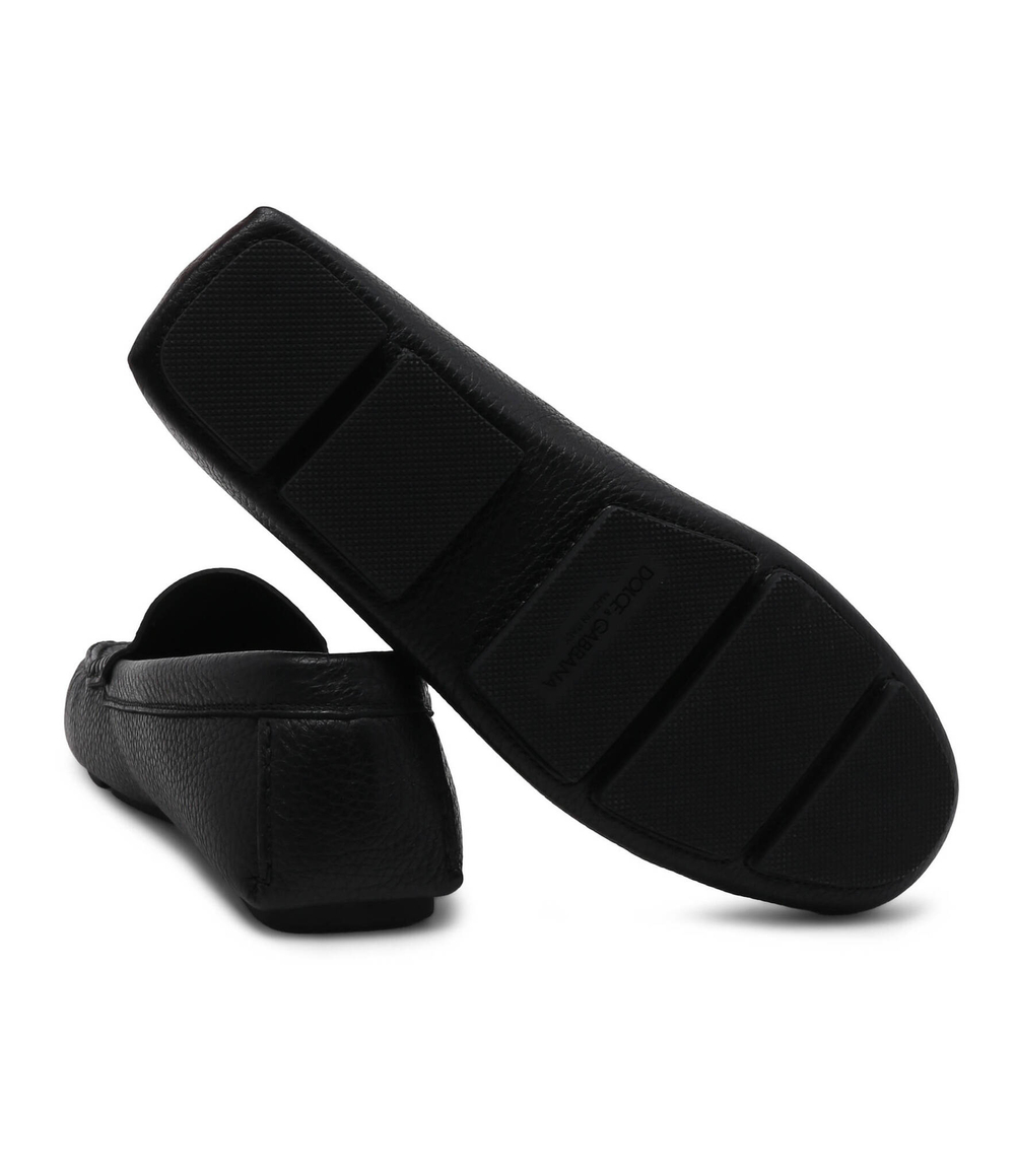 Кожаные мокасины Dolce & Gabbana - черный(A50596 A8034)