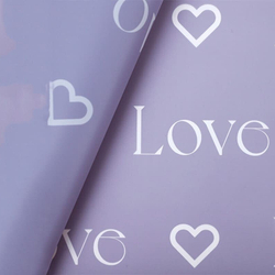 Пленка матовая "LOVE" 58*10м