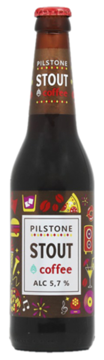 Пиво Пилстоун Кофе Стаут / Pilstone Stout Coffee 0.45 - стекло