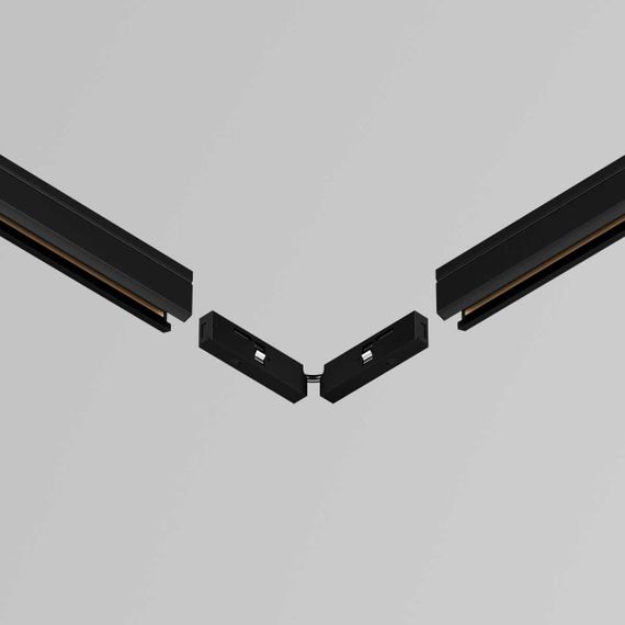 Коннектор питания угловой Maytoni Technical Accessories for tracks Levity TRA184CPC-1B-3