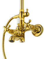 Душевая система WONZON & WOGHAND RETRO, Глянцевое золото (WW-88739020-PG)