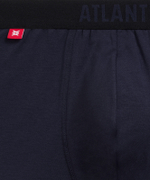 Мужские трусы шорты Atlantic, набор из 3 шт., хлопок, темно-голубые + темно-синие + эспрессо, 3MH-011