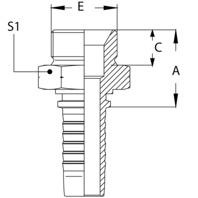 Фитинг DN 16 DK (Ш) 27x1.5