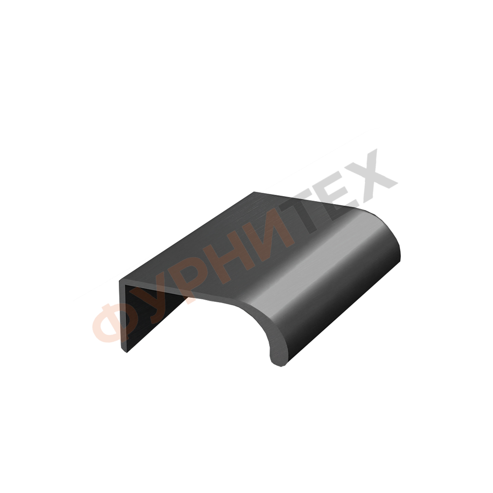 Ручка-профиль накладная RP02, отделка Черный браш