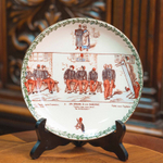 Фарфоровая тарелка TERRE DE FER HB & CIE (Франция)