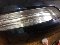 Зеркало правое 12 Pin Toyota Land Cruiser Prado 150  Б/У Оригинал