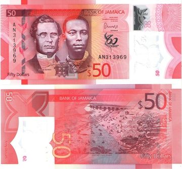 50 долларов 2022 Ямайка, 60 лет независимости
