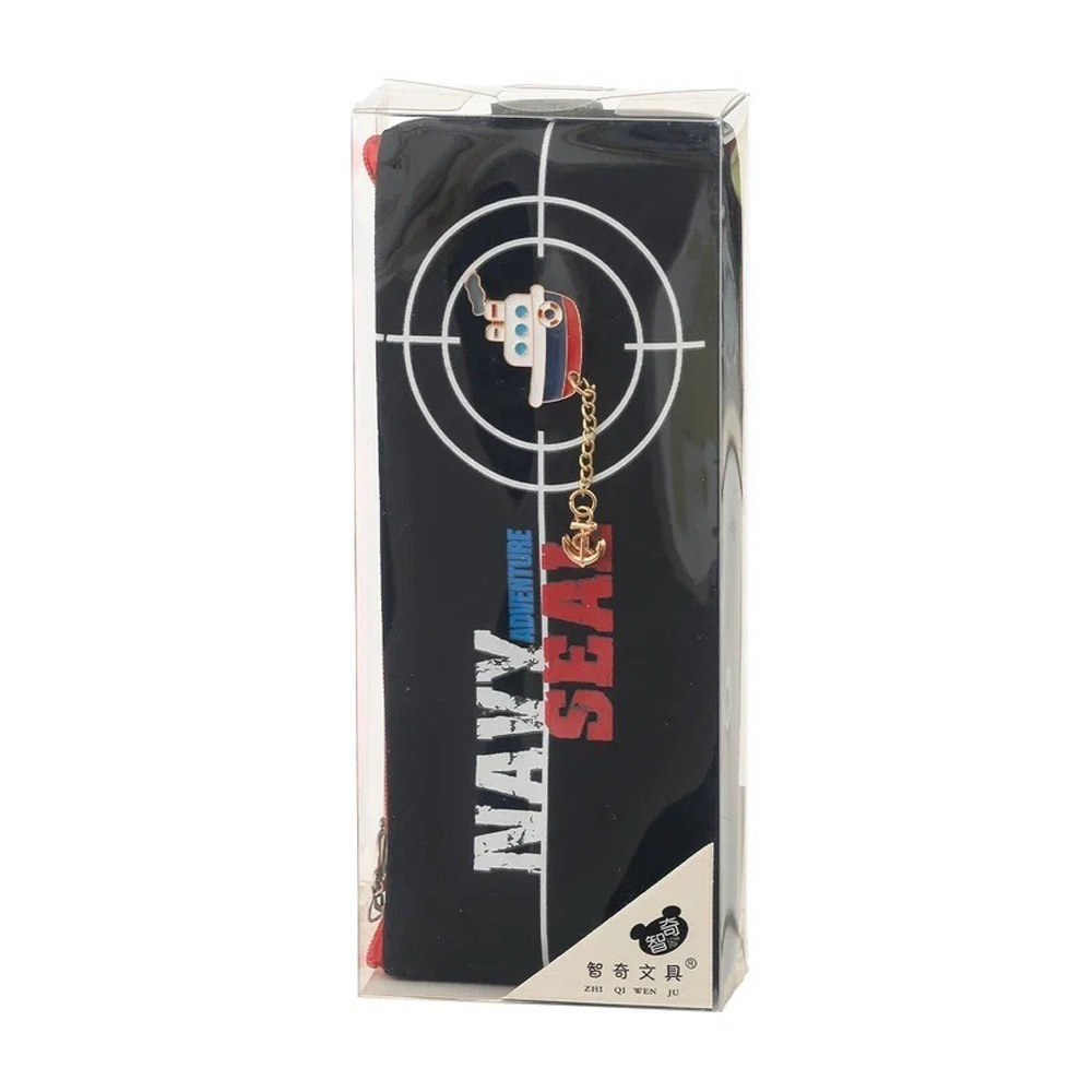 Пенал-косметичка Basir без наполнения, 21*8,5*3 см, серия "Корабль", ассорти