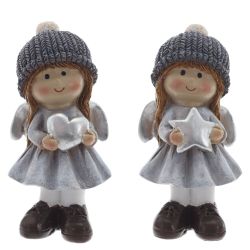 GAEM Фигурка декоративная "Ангел", L4,5 W4,5 H9,5 см, 2в.