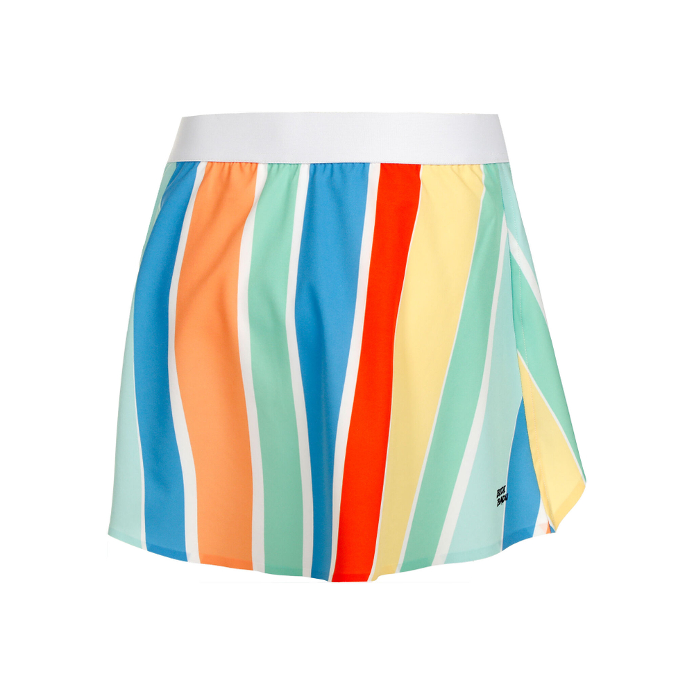 Женская теннисная юбка BIDI BADU Paris Printed Cut Out Skirt Women - Multicoloured