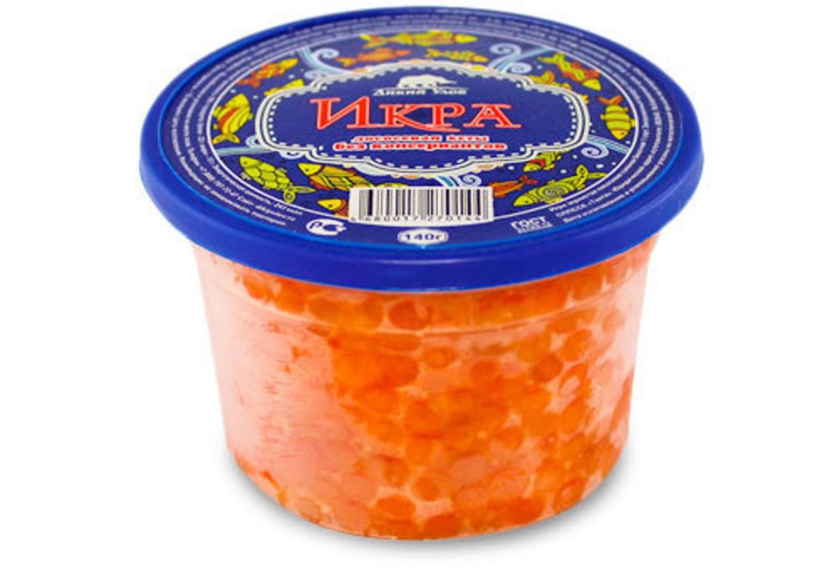 Икра красная Пятиминутка "Дикий улов", 140г