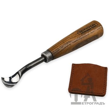 Стамеска ПЕТРОГРАДЪ, серия Вологда, клюкарза короткая, н7,22мм