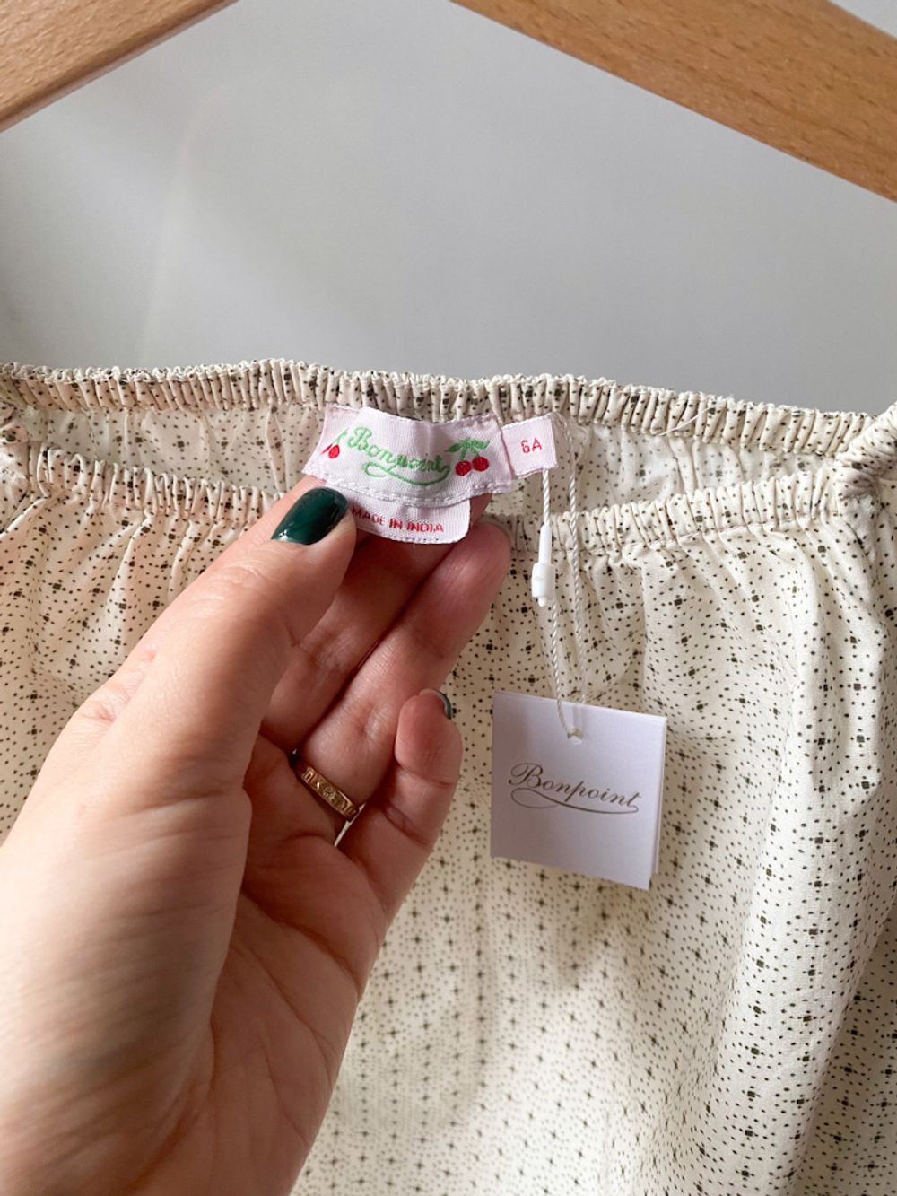 Новая хлопковая блуза Bonpoint, 116