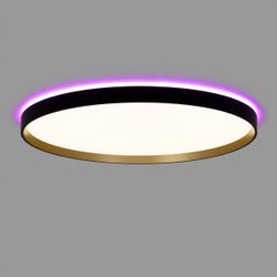 Citilux ETALON CL750501R LED RGB Светильник с пультом Чёрный+Золото