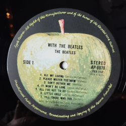 Винтажная виниловая пластинка LP With The Beatles (Japan 1969) (Obi) I Wanna Be Your Man