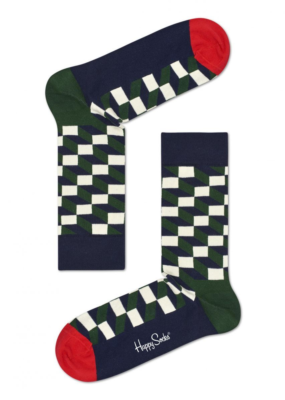 Подарочный набор носочков унисекс 4-Pack Classic Navy Socks Gift Set (Размер: 25) (Цвет: разноцветный)