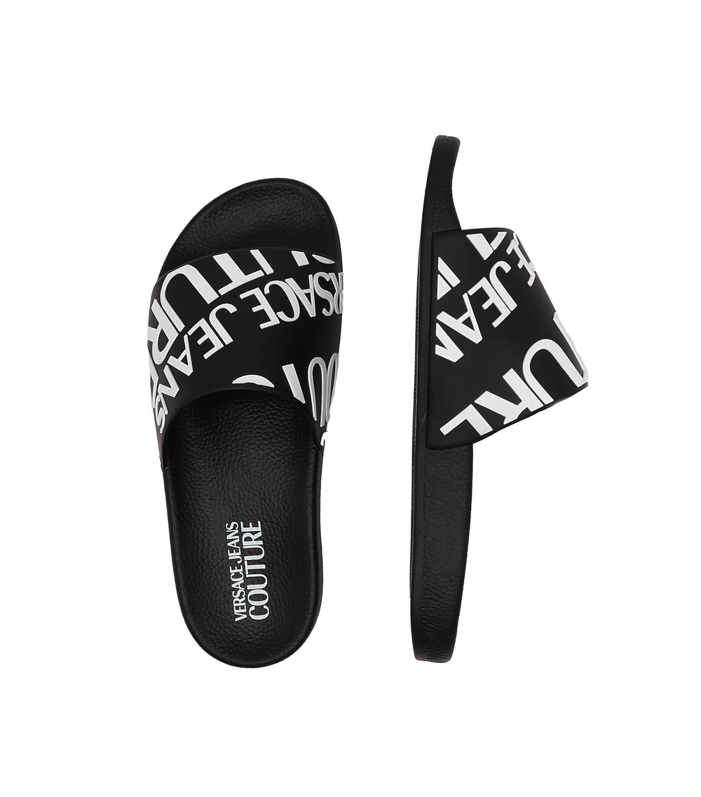 Шлепанцы Versace Jeans Couture - черный(74VA3SQ171352)