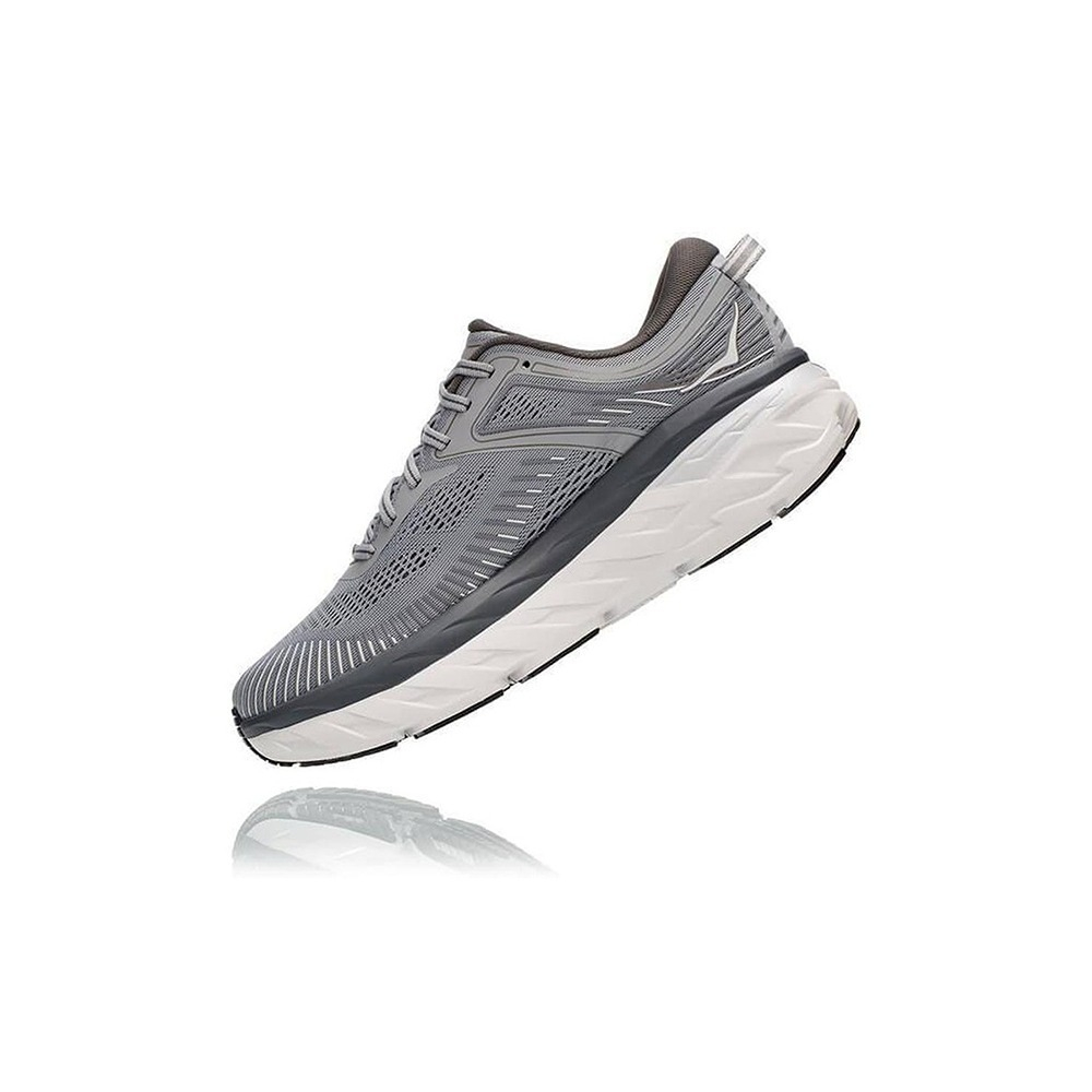 Кроссовки мужские HOKA M BONDI 7 WIDE Wild Dove / Dark Shadow