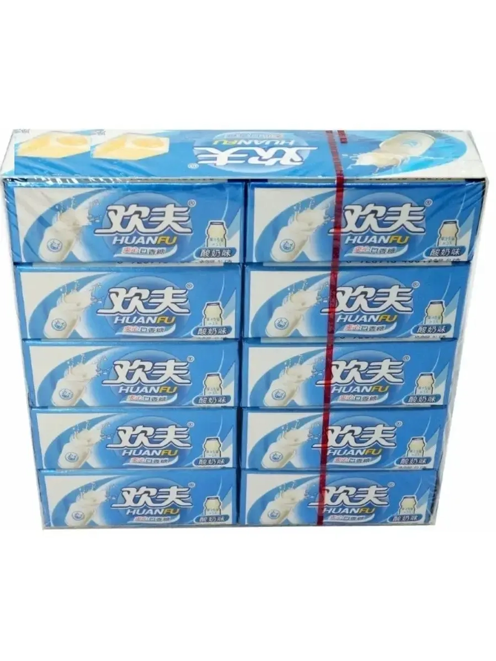 Жевательная резинка Huanfu Йогурт 21.5 х 20 штук