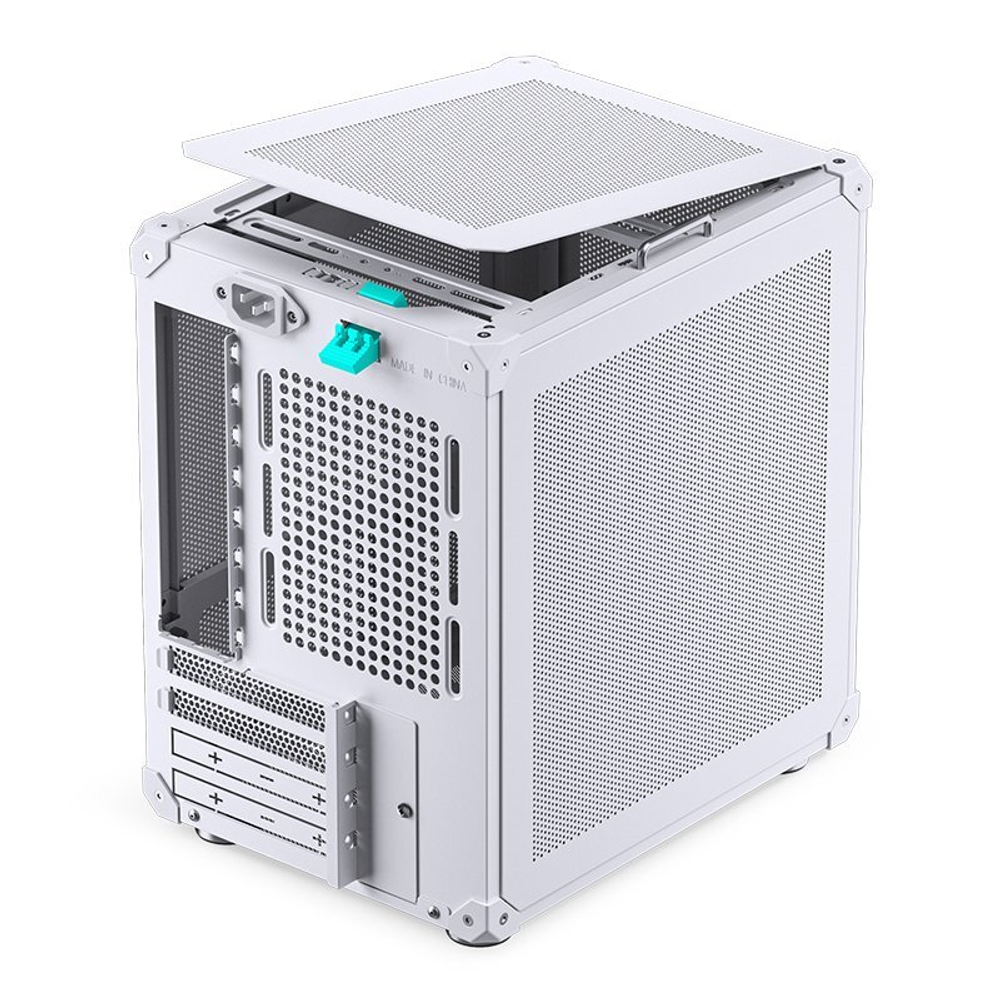Корпус JONSBO C6-ITX, ITX, MINI-DTX, белый (без БП)