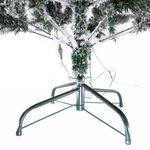 Ёлка «Снежные огни» 180 см, ПВХ с белым напылением 230 ламп LED (728 веток)