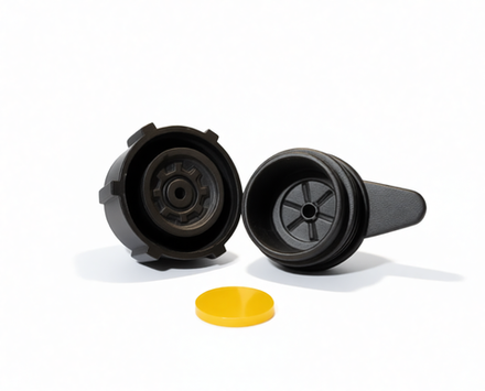 Капельница прикорневая компенсированная 4 л/час, черная, лабиринт + мембрана, разборная