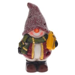 GAEM Фигурка декоративная с подсветкой "Снеговик", L9 W7 H15 см, (LR44 2 шт), 2в .