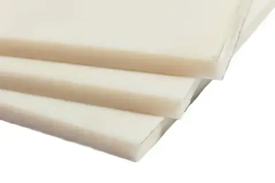 Капролон белый ПА-6 лист толщина 12 мм 80х80 мм