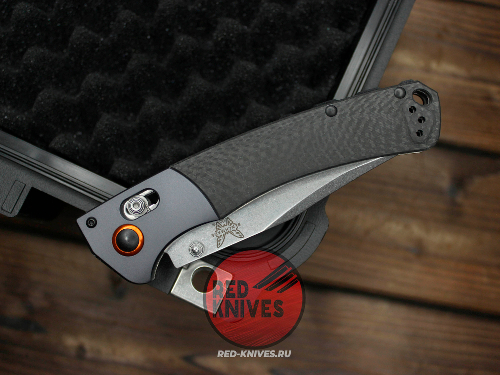 Нож Benchmade Crooked River Carbon A+++ GRAY