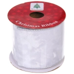 Лента для декорирования «Мгновение» 6,3 см, 2,7 м, Белый