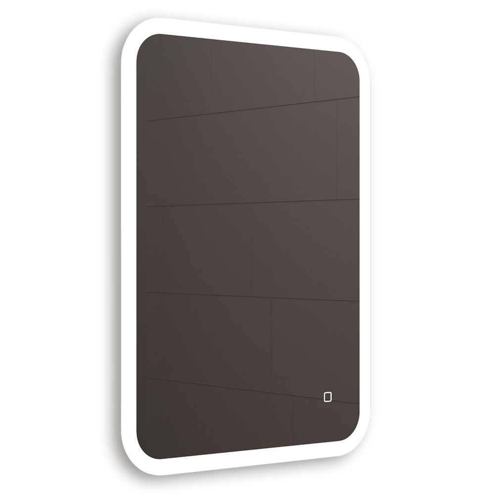 Зеркало MIXLINE "Колорит" ЭКОНОМ 500*600 (ШВ) сенсорный выкл, светодиодная подсветка, универс.крепеж